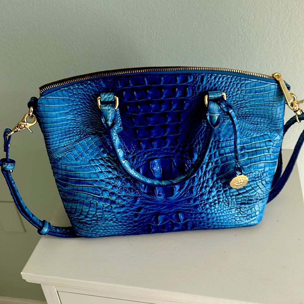 Brahmin blue serenade tote